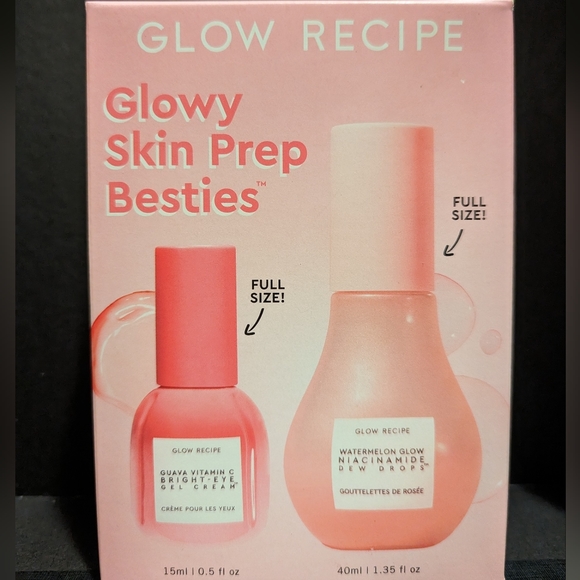NIB Glow Recipe Guava Eye Crēam & Niacinamide Dew Dröps Duo - Picture 6 of 7